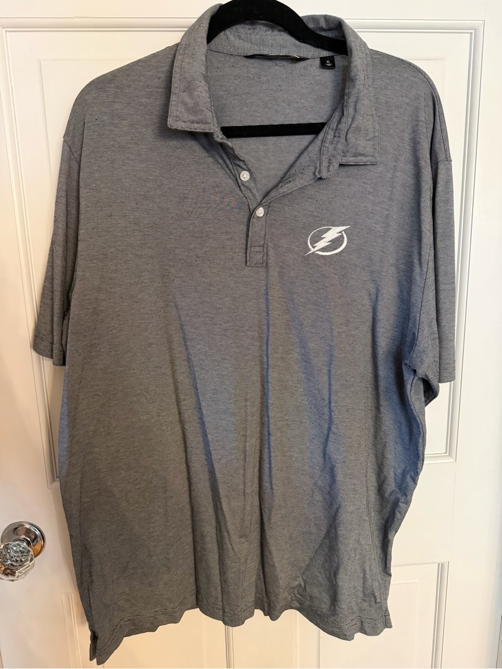 Travis Mathew Tampa Bay Lightning Men's Gray Polo XL